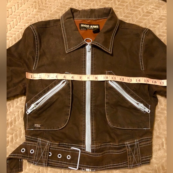 Guess Jeans Vintage Women’s Biker Jacket - Picture 10 of 14